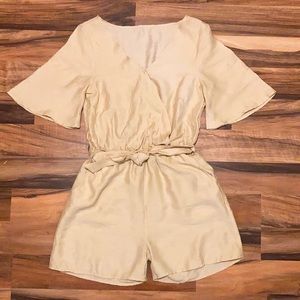 Cream Romper